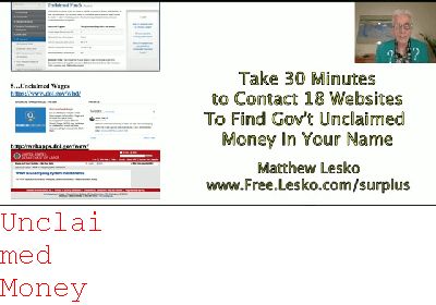 unclaimed Money New Orleans